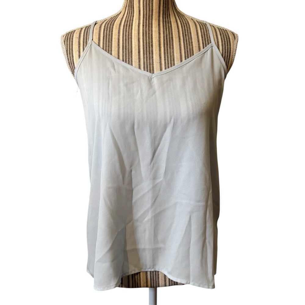 Abercrombie & Fitch Camisole Small Light Blue Sleeveless V-Neck Strappy High-Low
